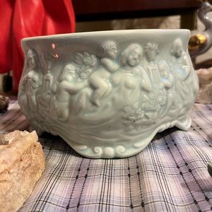 Vintage Angel planter